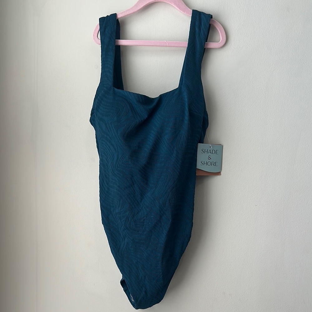 Shade & Shore Teal One Piece Swimsuit